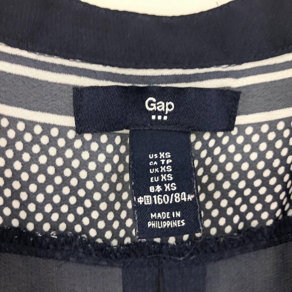 Gap Factory XS Sleeveless Airy Tank Blue Stripe - Picture 3 of 6